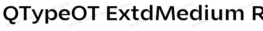 QTypeOT ExtdMedium Regular字体转换